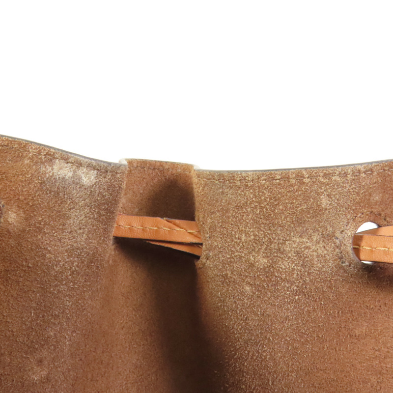 LOEWE 牛皮皮革Balloon Bag金扣肩背袋-15