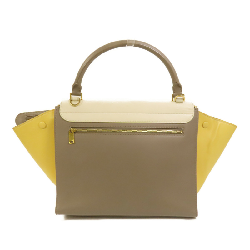 CELINE 牛皮皮革Trapeze金扣手挽肩背兩用袋-1
