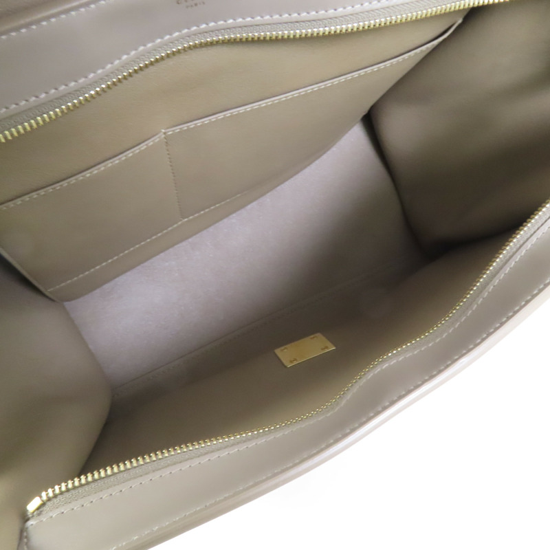 CELINE 牛皮皮革Trapeze金扣手挽肩背兩用袋-4