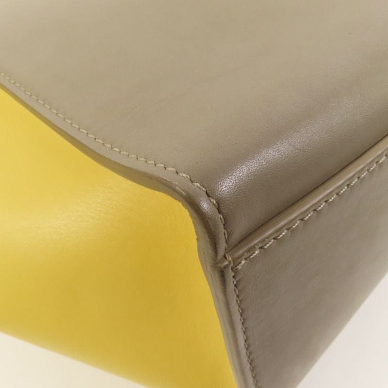 CELINE 牛皮皮革Trapeze金扣手挽肩背兩用袋-10