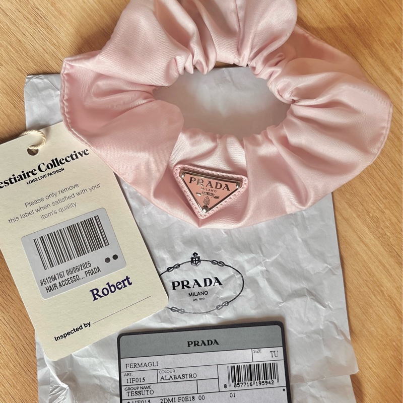 PRADA超嫩粉紅像筋頭飾💕-2