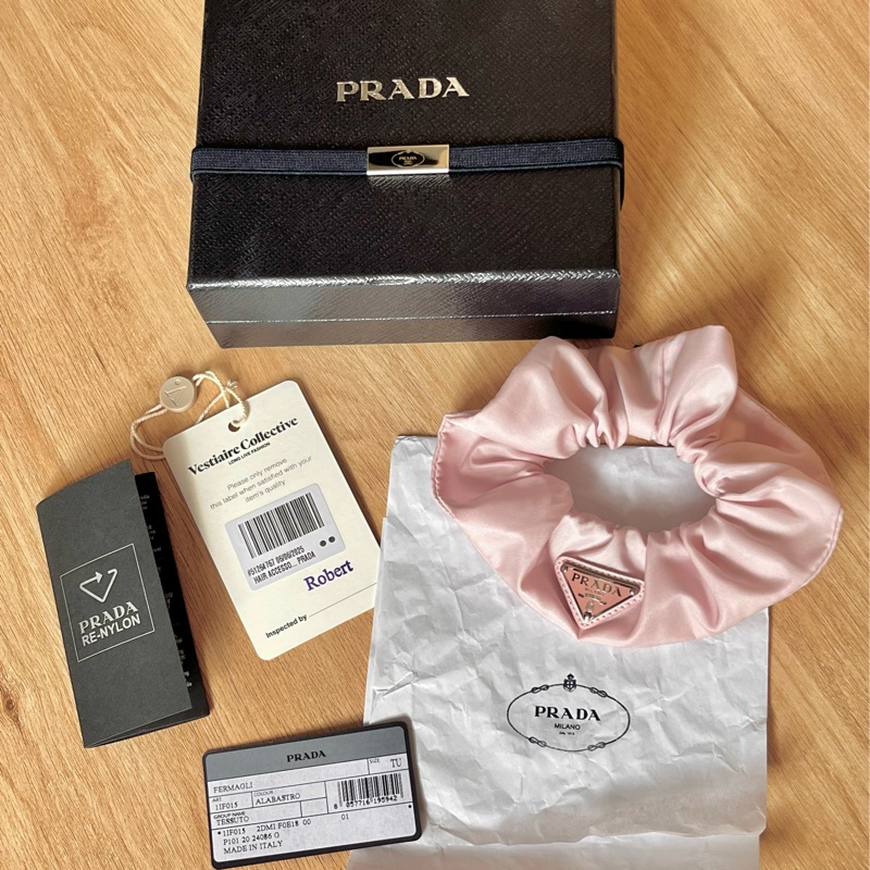PRADA超嫩粉紅像筋頭飾💕-4