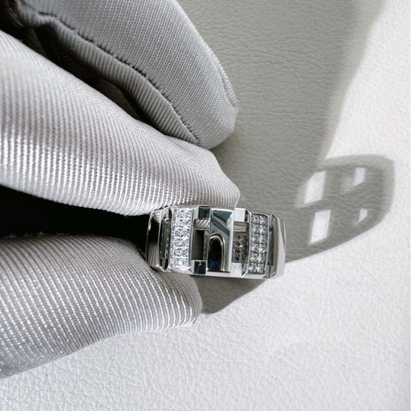 尚美 chaumet class one 白金鑲鑽戒指，57 號-5