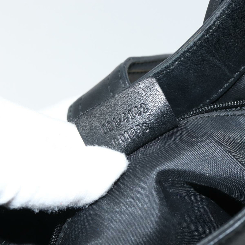 【日本直送】GUCCI GG帆布肩背包 黑色 金色 001 4142 正品 ep12350-11