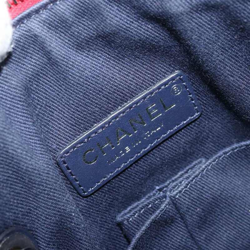 【日本直送】香奈兒鏈條波士頓包 皮革 兩用 紅色 銀色 CC 標誌 正品 169810SAM-18