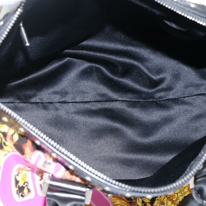 【日本直送】范思哲波士頓包 帆布 黑銀 正品 168358SAV-17