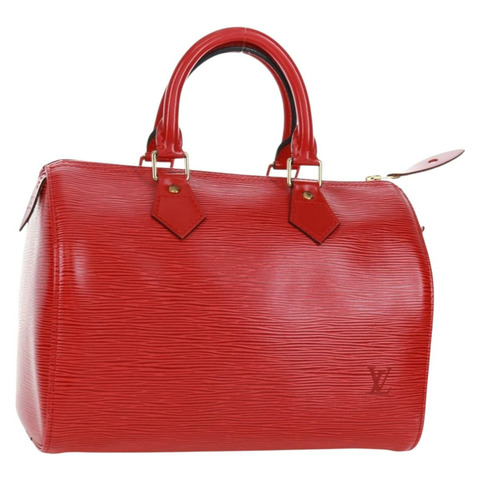 路易威登 Epi Speedy 25 手提包 卡斯蒂利亞紅 M43017 LV 正品 171575V