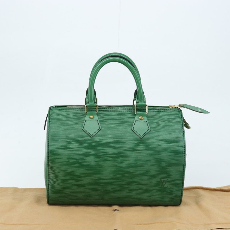 【日本直送】路易威登 Epi Speedy 25 手提包 婆羅洲綠 M43014 LV 正品 165353V-22