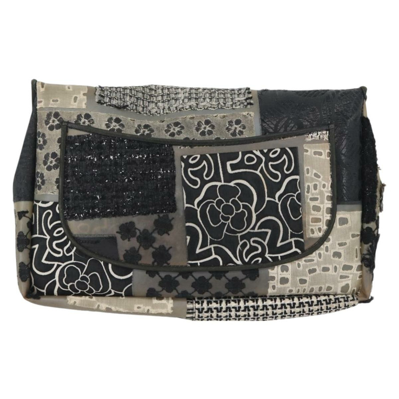 【日本直送】香奈兒 (CHANEL) Big Matelasse 30 鏈條拼接包，黑色橡膠材質，附 CC 標誌，正品編號 168039SAV-1