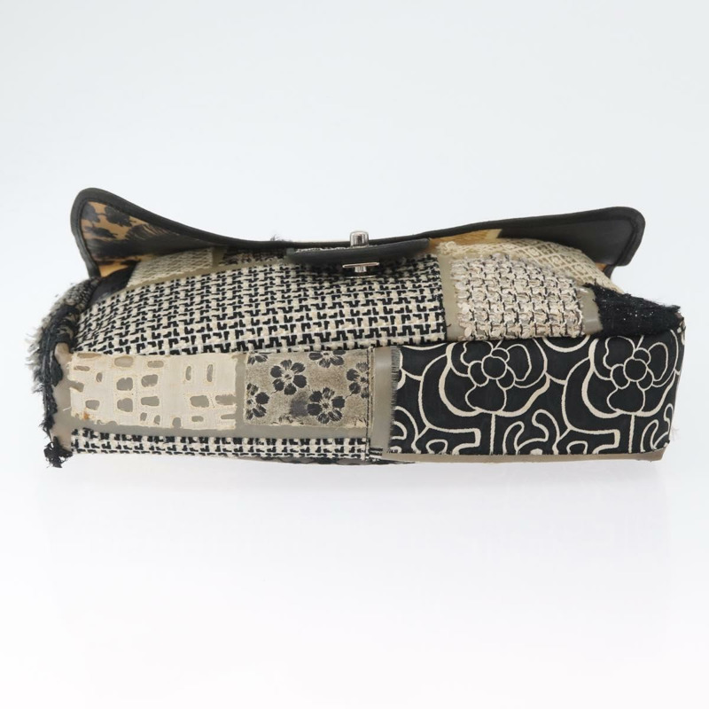 【日本直送】香奈兒 (CHANEL) Big Matelasse 30 鏈條拼接包，黑色橡膠材質，附 CC 標誌，正品編號 168039SAV-4