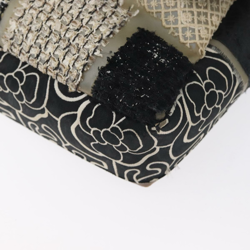 【日本直送】香奈兒 (CHANEL) Big Matelasse 30 鏈條拼接包，黑色橡膠材質，附 CC 標誌，正品編號 168039SAV-14