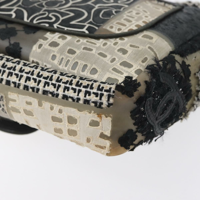 【日本直送】香奈兒 (CHANEL) Big Matelasse 30 鏈條拼接包，黑色橡膠材質，附 CC 標誌，正品編號 168039SAV-16