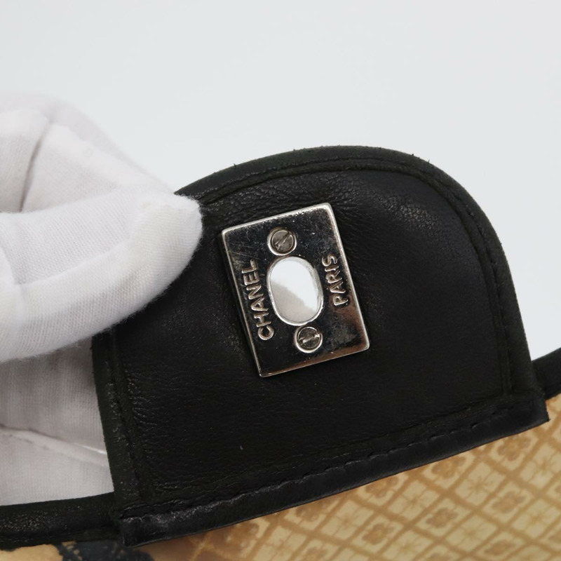 【日本直送】香奈兒 (CHANEL) Big Matelasse 30 鏈條拼接包，黑色橡膠材質，附 CC 標誌，正品編號 168039SAV-20