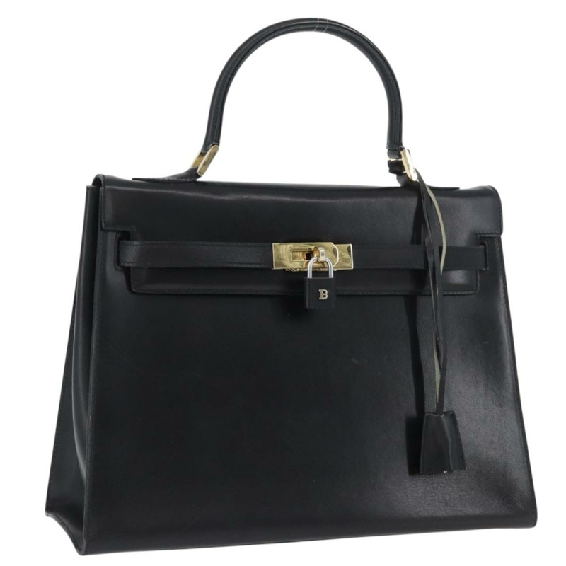 【日本直送】BALLY 手提包 皮革 黑色 金色 正品 BSZ172A-0