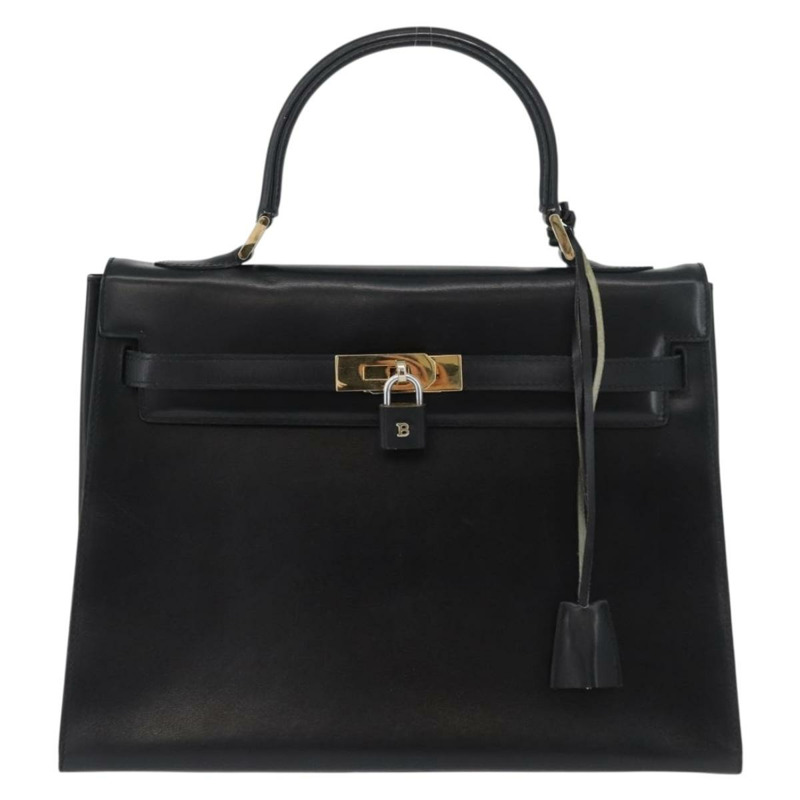 【日本直送】BALLY 手提包 皮革 黑色 金色 正品 BSZ172A-1