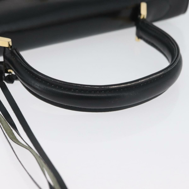 【日本直送】BALLY 手提包 皮革 黑色 金色 正品 BSZ172A-6