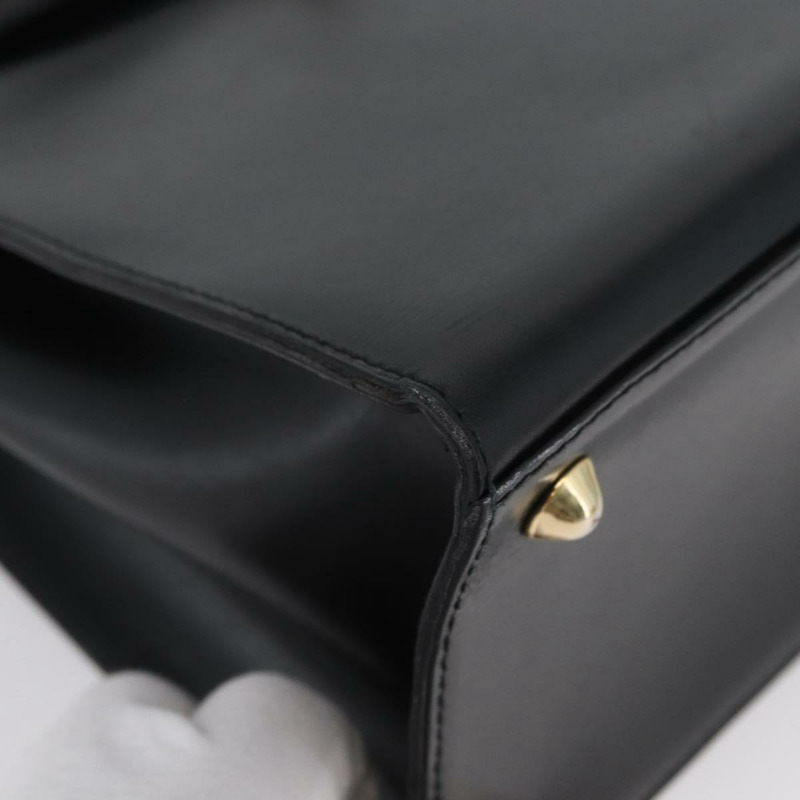 【日本直送】BALLY 手提包 皮革 黑色 金色 正品 BSZ172A-9