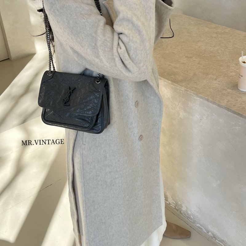 🏷Ysl Niki小號(大象灰)-0