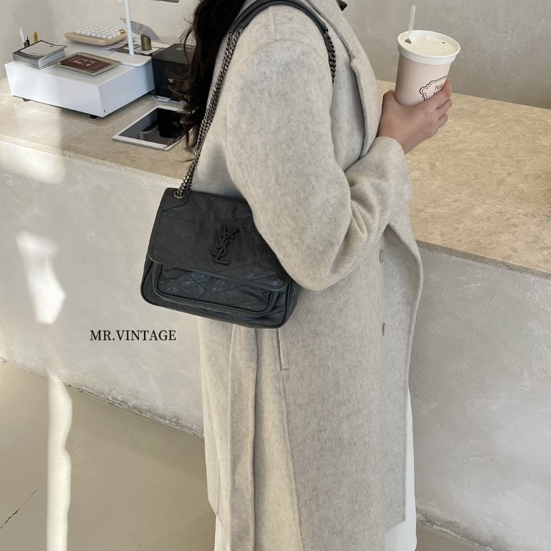 🏷Ysl Niki小號(大象灰)-3