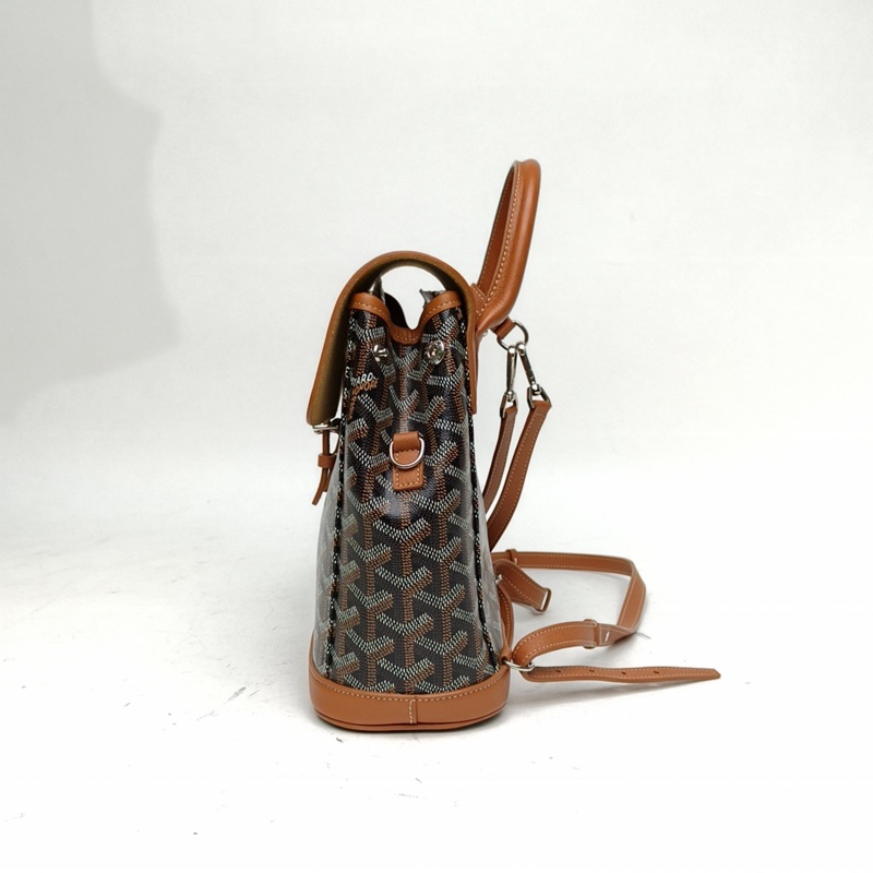 GOYARD Alpin雙肩包Mini9.5金棕色PVC-1