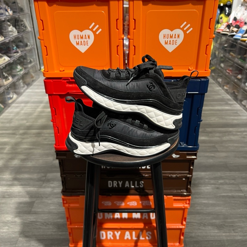 Chanel 香奈兒 黑色雙C運動鞋Eu37.5-1