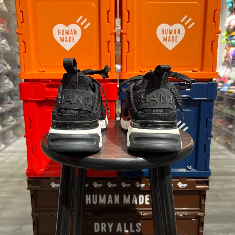 Chanel 香奈兒 黑色雙C運動鞋Eu37.5-5