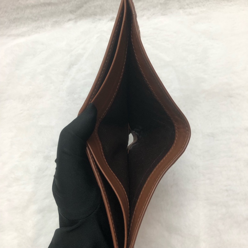 BV intrecciato啡色編織雙折銀包 XB984-17