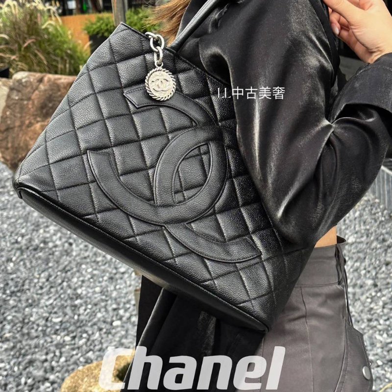 CHANEL 香奈兒 Vintage🎀現品實拍🎀絕版 希爾頓 (銀)金幣包 ~二手經典款-5