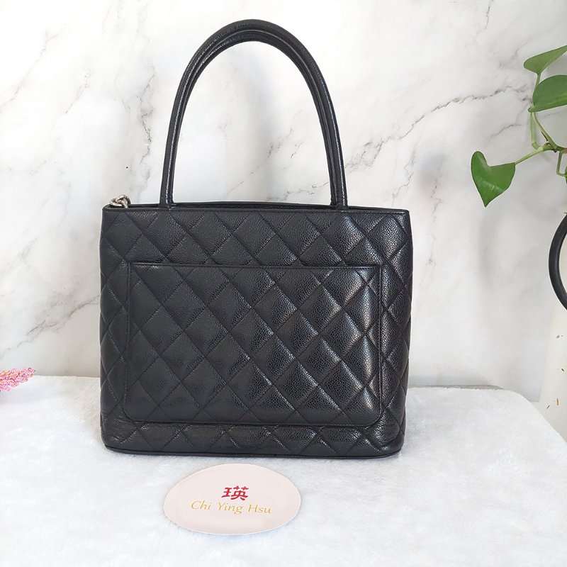 CHANEL 香奈兒 Vintage🎀現品實拍🎀絕版 希爾頓 (銀)金幣包 ~二手經典款-8