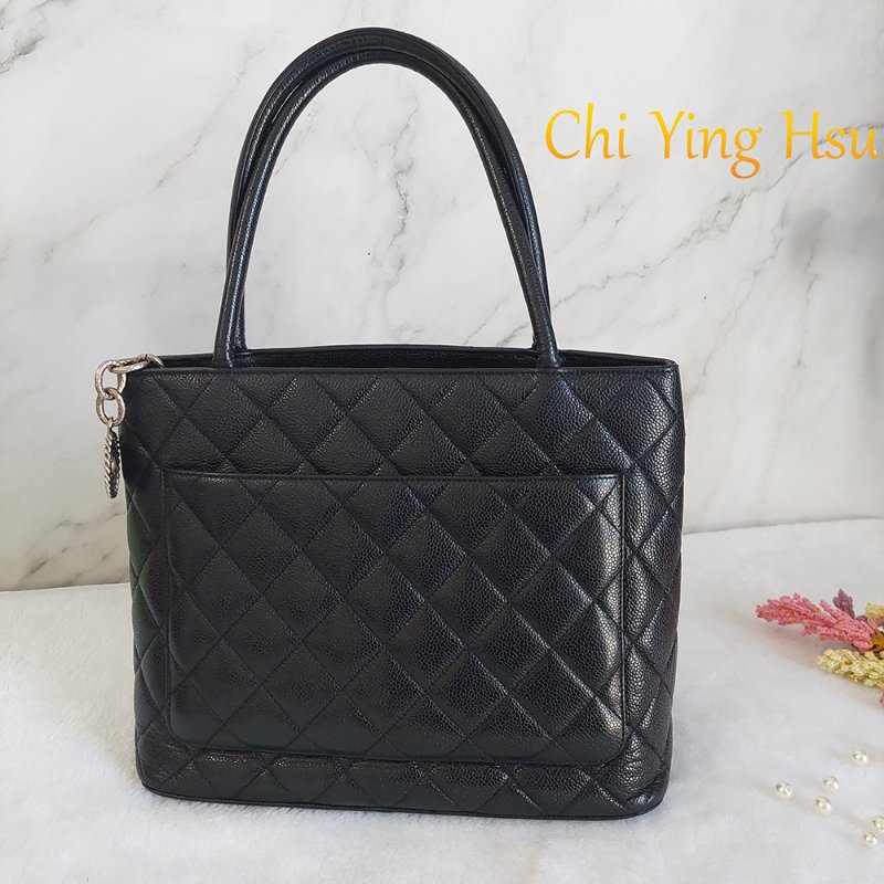 CHANEL 香奈兒 Vintage🎀現品實拍🎀絕版 希爾頓 (銀)金幣包 ~二手經典款-23