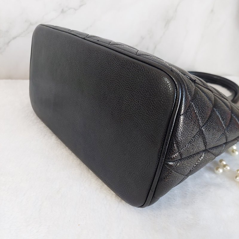 CHANEL 香奈兒 Vintage🎀現品實拍🎀絕版 希爾頓 (銀)金幣包 ~二手經典款-30