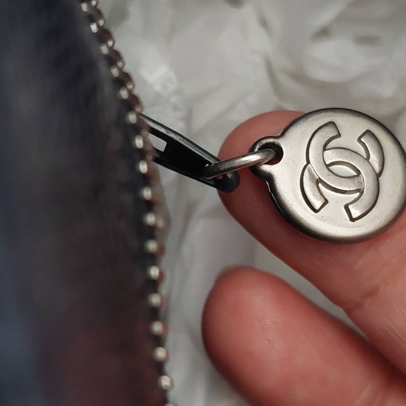 CHANEL 香奈兒 Vintage🎀現品實拍🎀絕版 希爾頓 (銀)金幣包 ~二手經典款-65