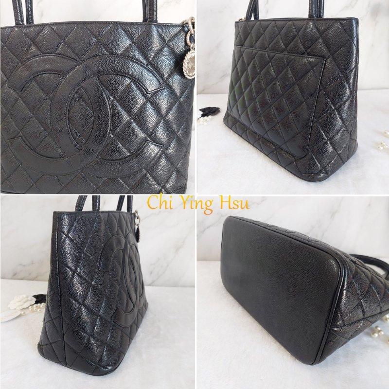 CHANEL 香奈兒 Vintage🎀現品實拍🎀絕版 希爾頓 (銀)金幣包 ~二手經典款-67