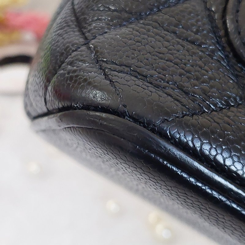 CHANEL 香奈兒 Vintage🎀現品實拍🎀絕版 希爾頓 (銀)金幣包 ~二手經典款-75