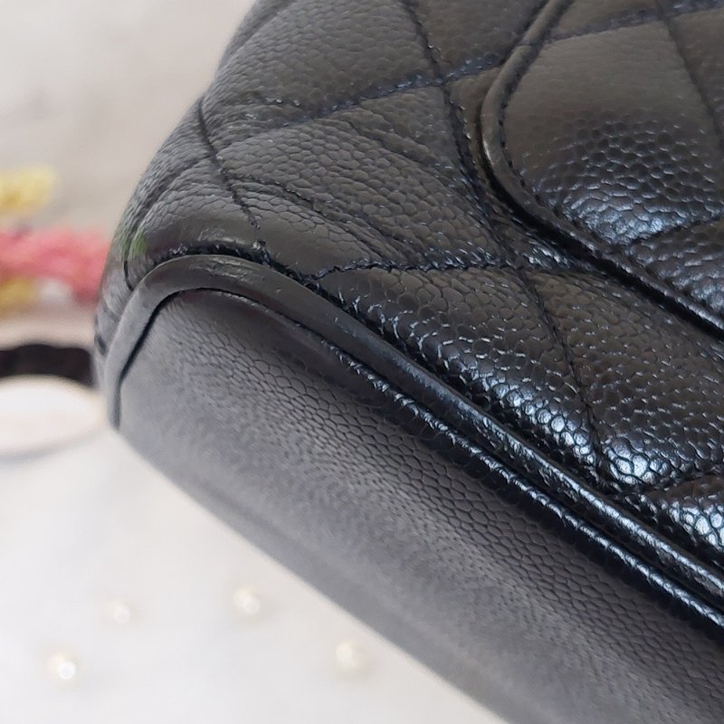 CHANEL 香奈兒 Vintage🎀現品實拍🎀絕版 希爾頓 (銀)金幣包 ~二手經典款-76