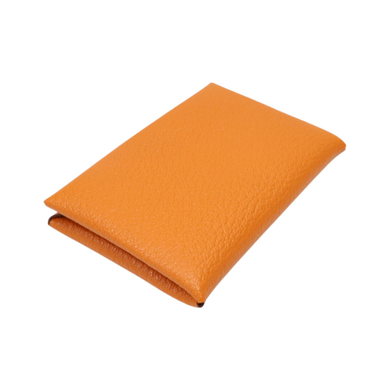 橘色 Mysore牛皮 Calvi 名片夾 C刻【HERMES 愛馬仕】 H044166CK-2