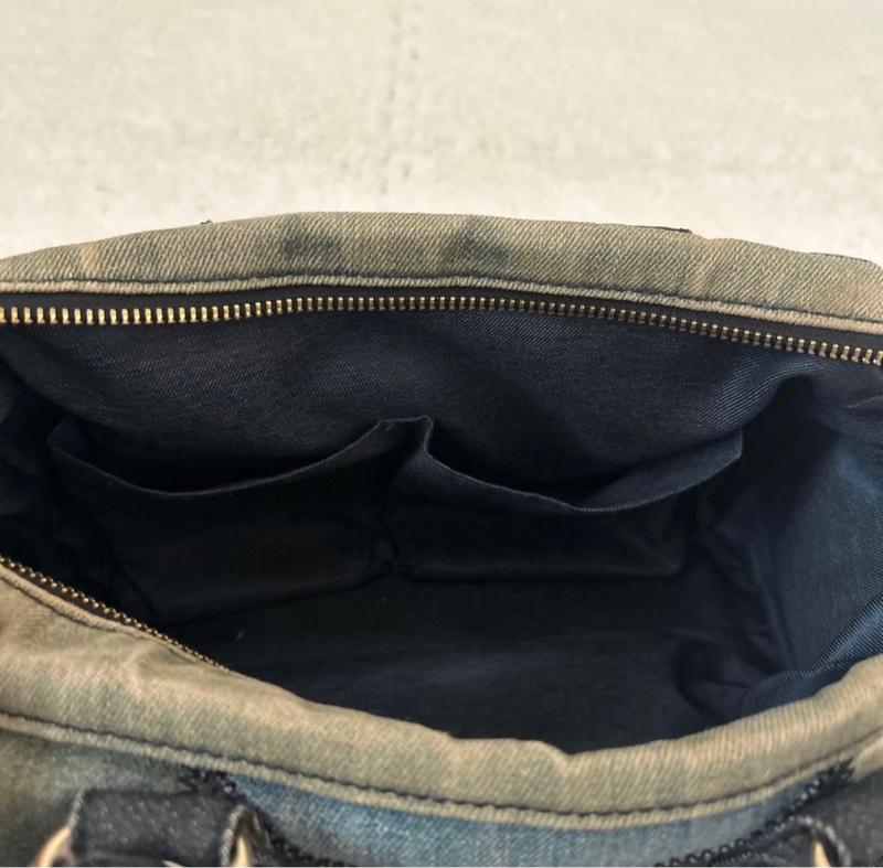 DIESEL 拼接丹寧手提/斜背包｜大容量波士頓包｜Y2K 復古穿搭必備-2