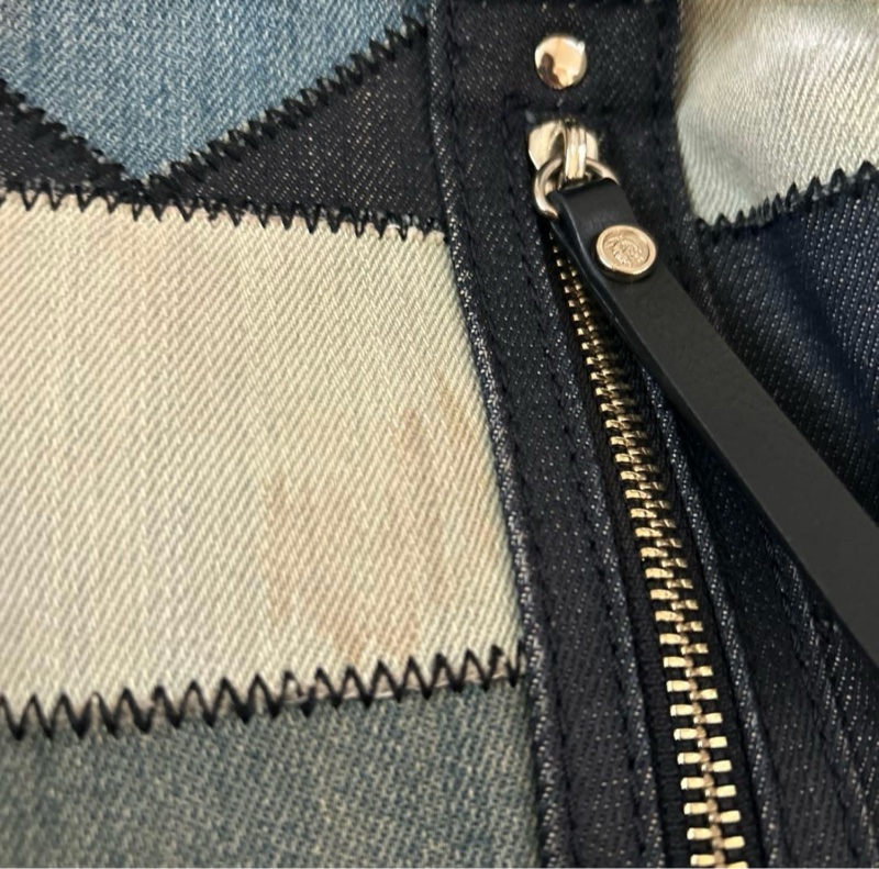 DIESEL 拼接丹寧手提/斜背包｜大容量波士頓包｜Y2K 復古穿搭必備-9