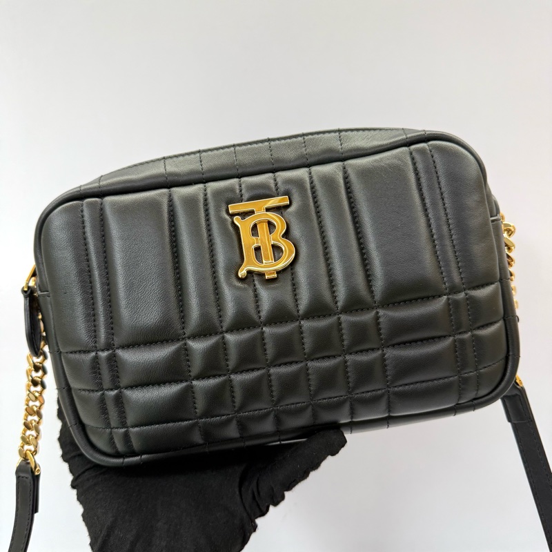 BURBERRY 巴寶莉 LOLA金屬字母斜背包-0