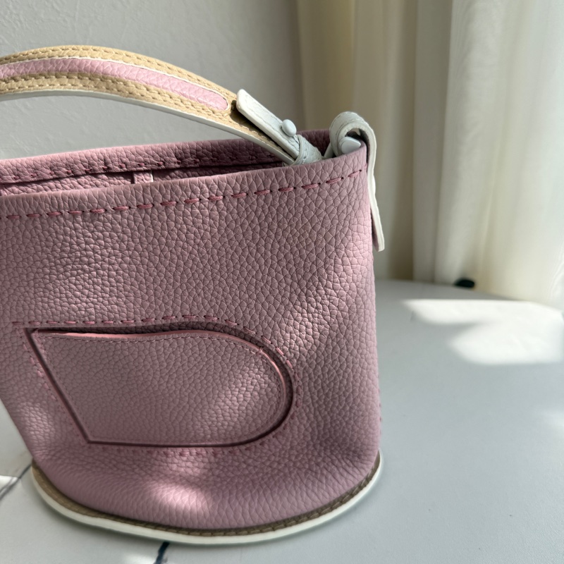 Delvaux 德爾沃超可愛菜籃子 粉色🥹🥹🥹-3