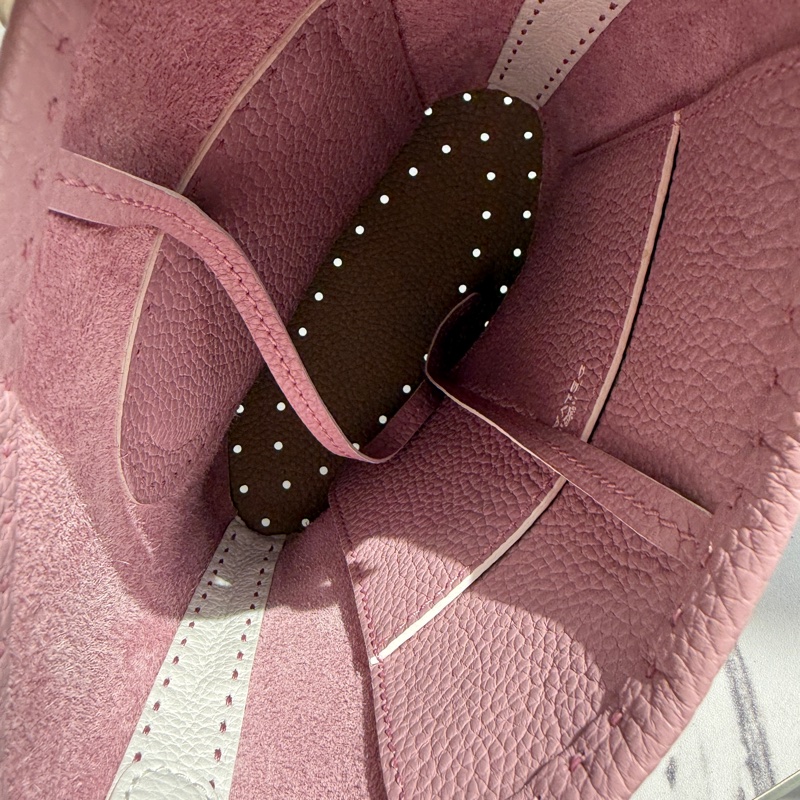 Delvaux 德爾沃超可愛菜籃子 粉色🥹🥹🥹-8