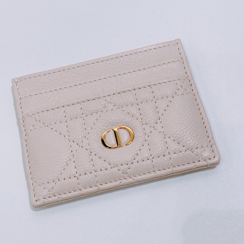 TW4775 Dior 迪奧 CD卡包 牛皮 淡粉色 Caro Freesia Card Holder Calfskin Pink x GHW-6