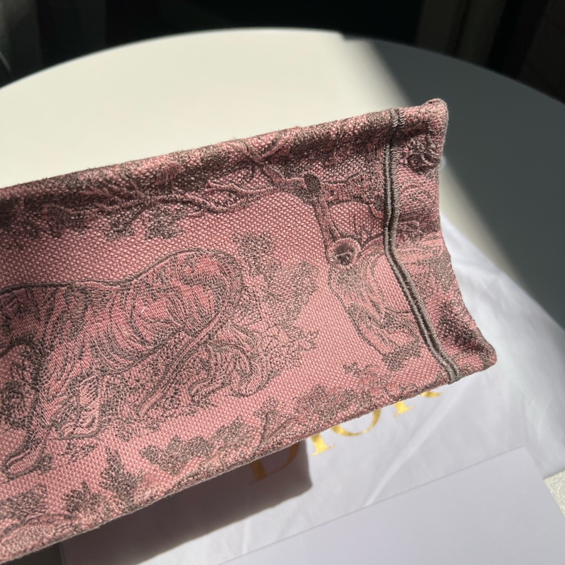 Dior動物園粉色小號Book Tote-11