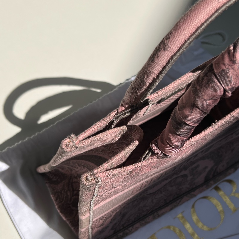 Dior動物園粉色小號Book Tote-13