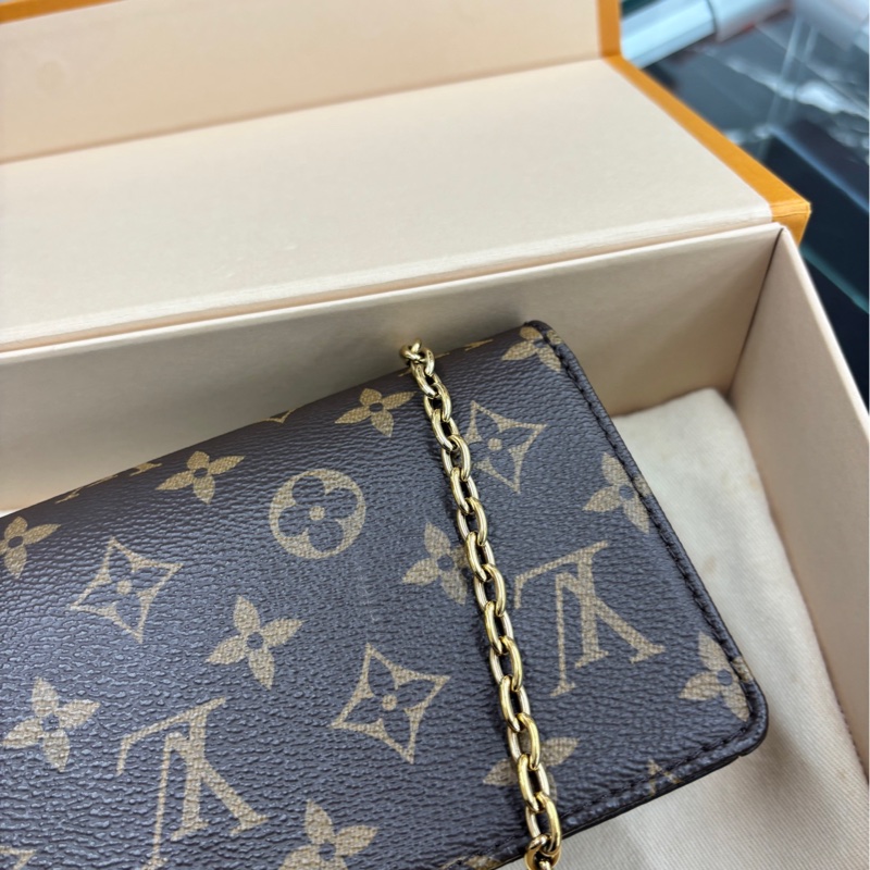 【89🆕】 LV 老花Lily woc斜挎鏈條包 斜挎包-3