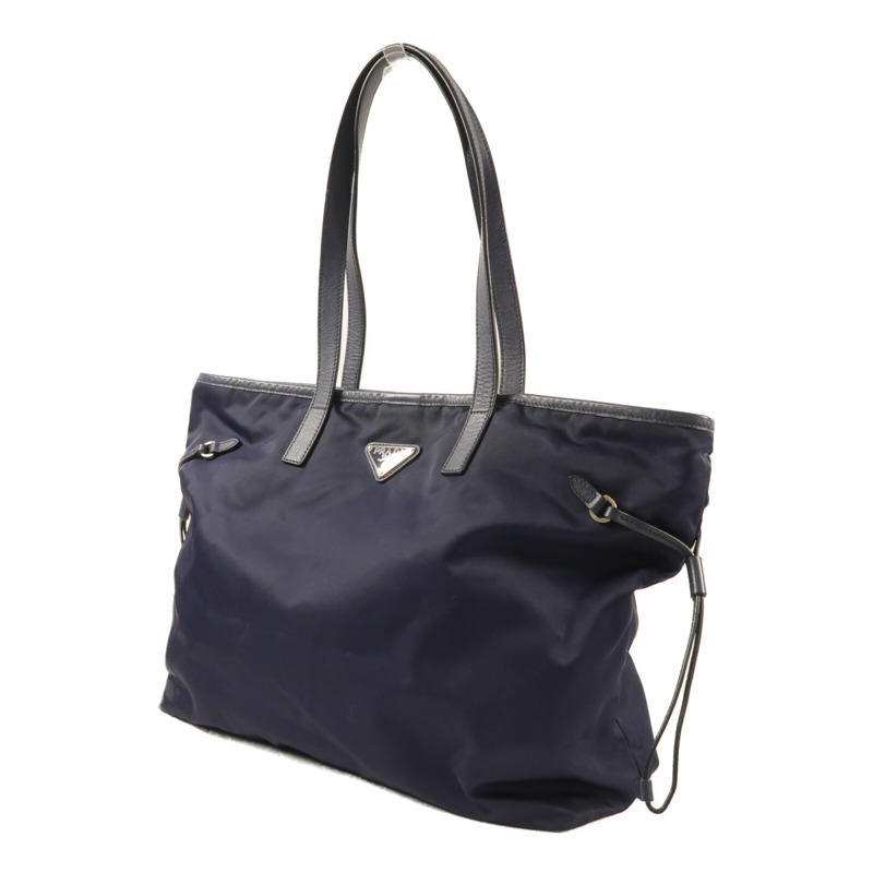 PRADA 尼龍Shoulder Bag銀扣手挽肩背兩用袋-2