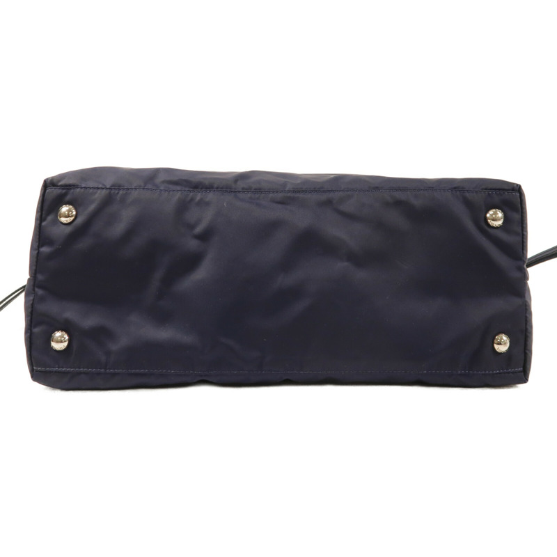 PRADA 尼龍Shoulder Bag銀扣手挽肩背兩用袋-3