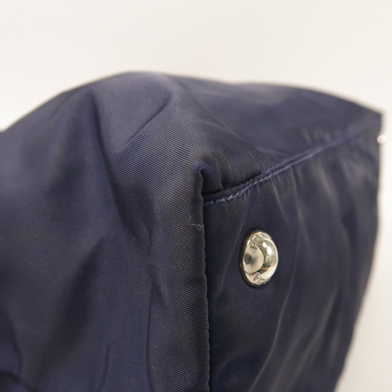 PRADA 尼龍Shoulder Bag銀扣手挽肩背兩用袋-10