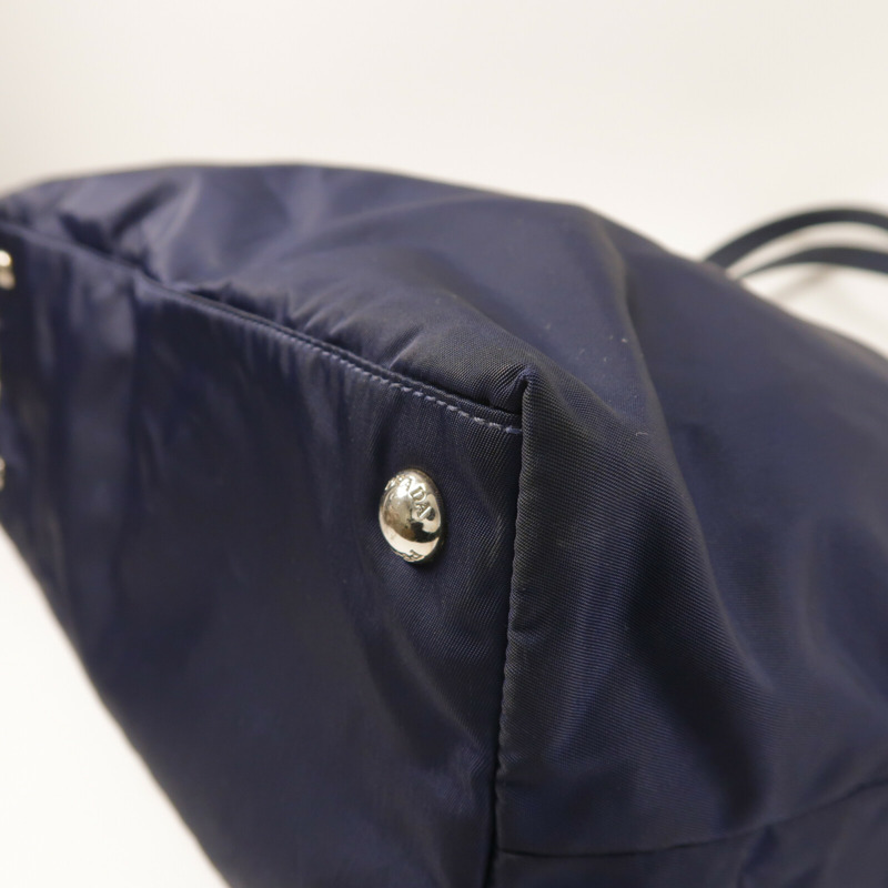 PRADA 尼龍Shoulder Bag銀扣手挽肩背兩用袋-11