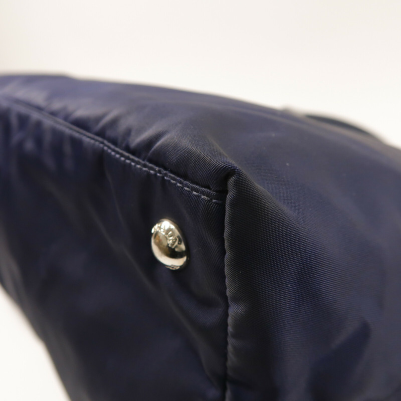 PRADA 尼龍Shoulder Bag銀扣手挽肩背兩用袋-13